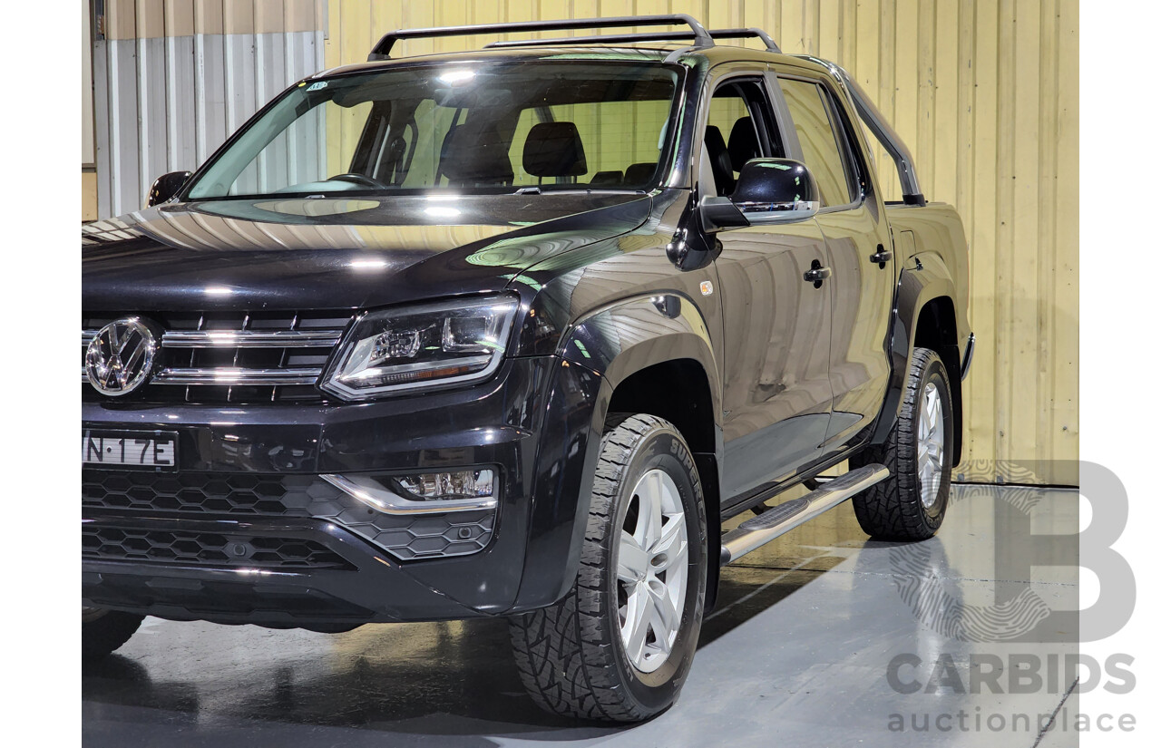 3/2017 Volkswagen Amarok TDI550 Highline (4x4) 2H MY17 Dual Cab Utility Black 3.0L V6 Turbo Diesel