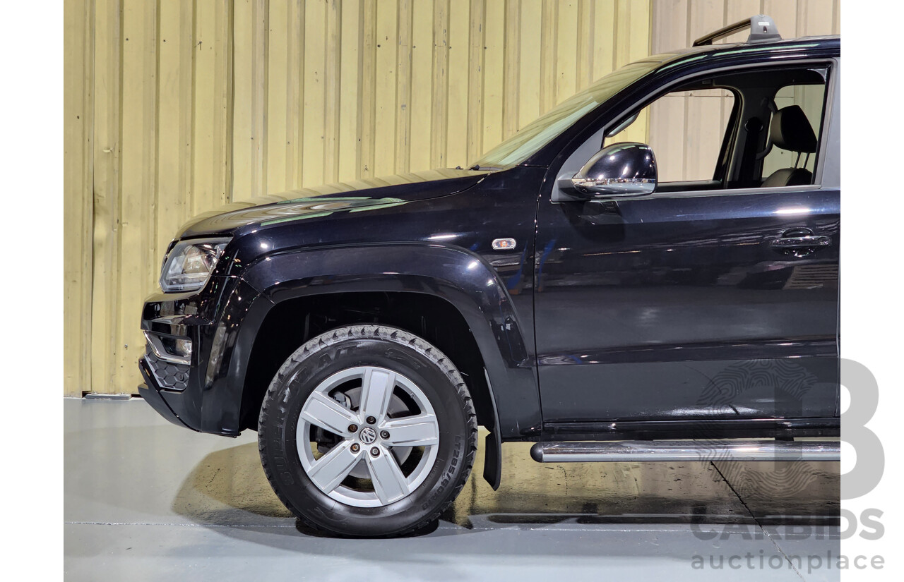 3/2017 Volkswagen Amarok TDI550 Highline (4x4) 2H MY17 Dual Cab Utility Black 3.0L V6 Turbo Diesel