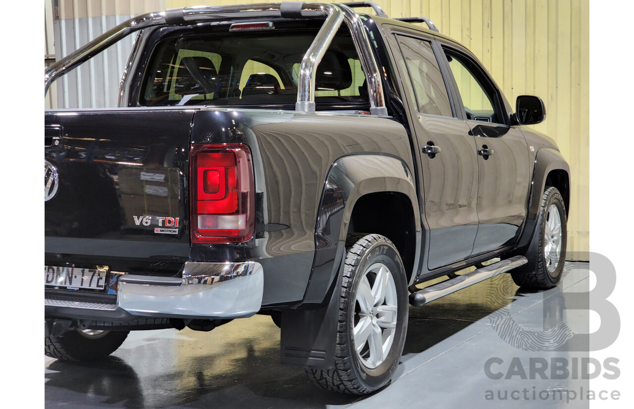 3/2017 Volkswagen Amarok TDI550 Highline (4x4) 2H MY17 Dual Cab Utility Black 3.0L V6 Turbo Diesel