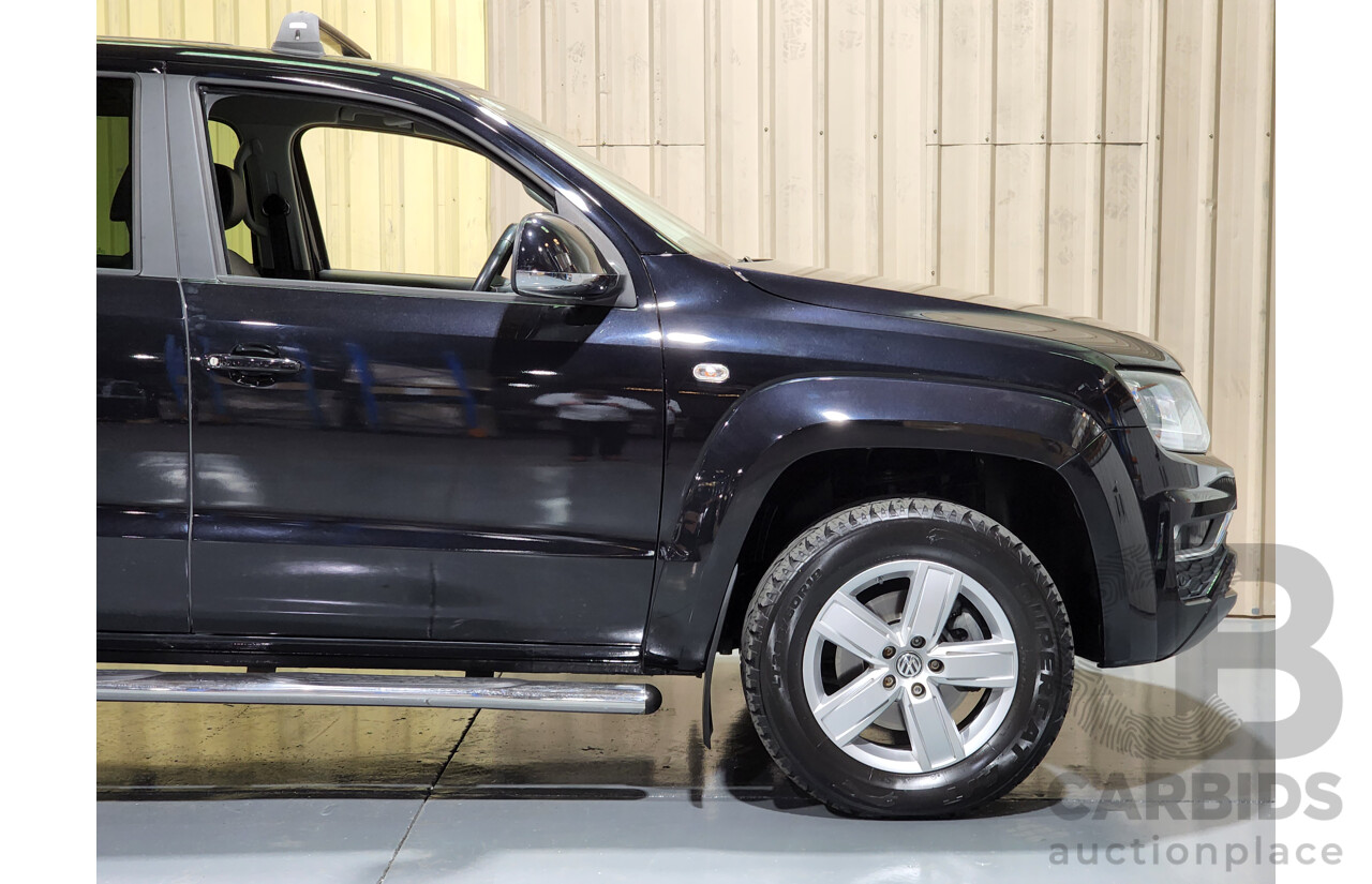 3/2017 Volkswagen Amarok TDI550 Highline (4x4) 2H MY17 Dual Cab Utility Black 3.0L V6 Turbo Diesel