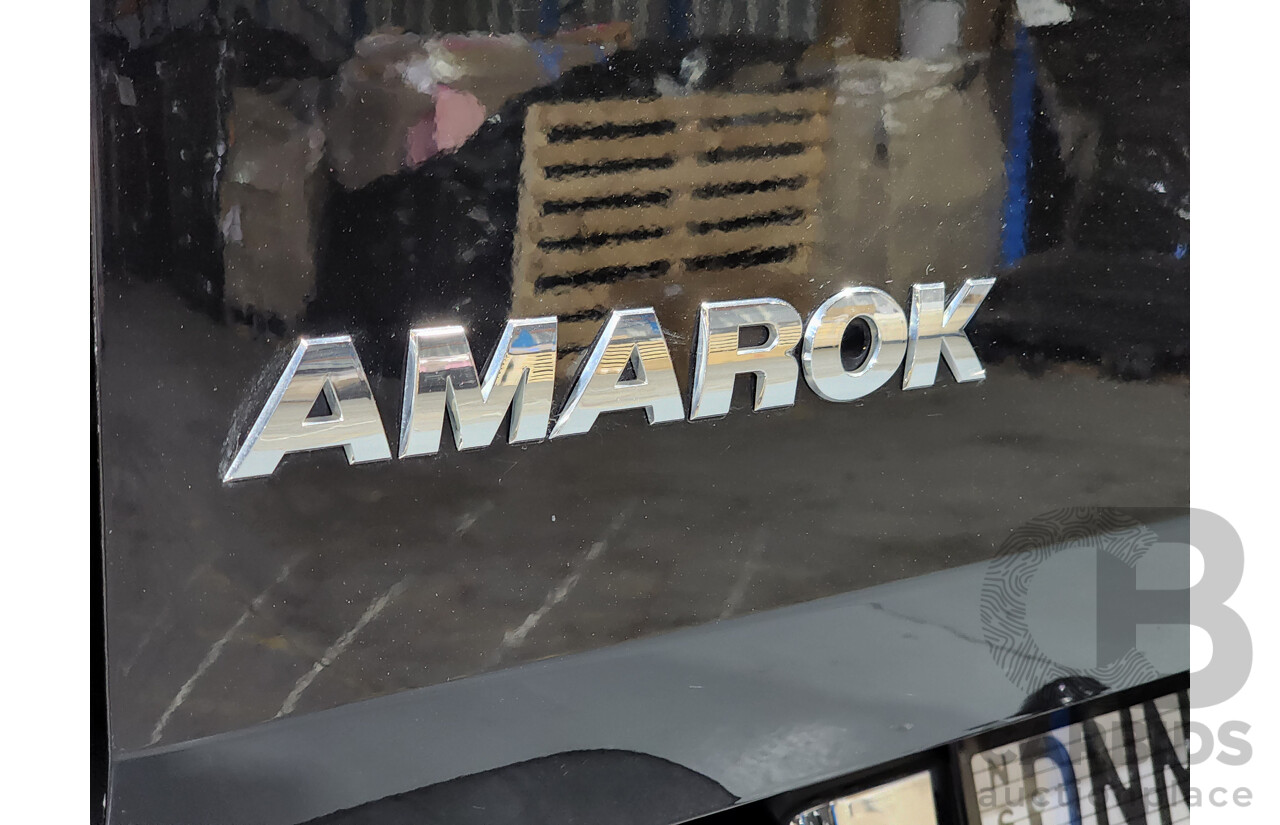 3/2017 Volkswagen Amarok TDI550 Highline (4x4) 2H MY17 Dual Cab Utility Black 3.0L V6 Turbo Diesel