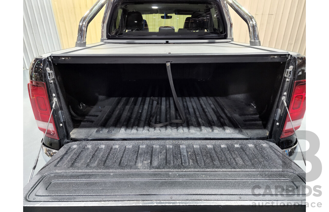 3/2017 Volkswagen Amarok TDI550 Highline (4x4) 2H MY17 Dual Cab Utility Black 3.0L V6 Turbo Diesel