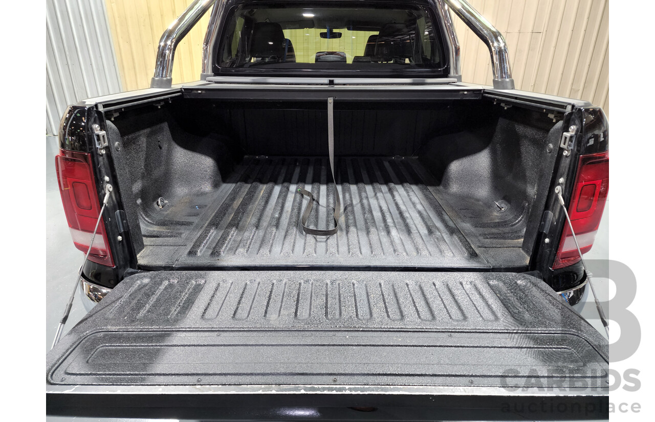 3/2017 Volkswagen Amarok TDI550 Highline (4x4) 2H MY17 Dual Cab Utility Black 3.0L V6 Turbo Diesel