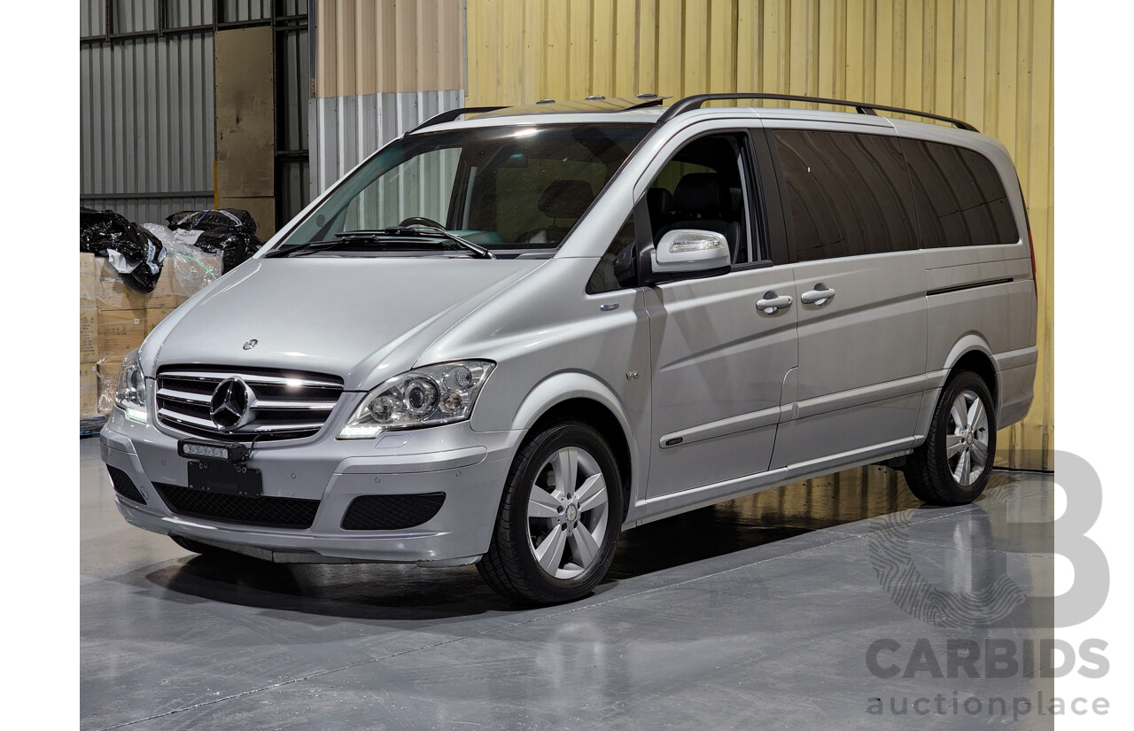 11/2011 Mercedes-Benz Viano 3.0 CDI Ambiente BlueEFFICIENCY 639 MY11 4d Wagon Brilliant Silver Metallic 3.0L V6 Turbo Diesel - 8 Seater