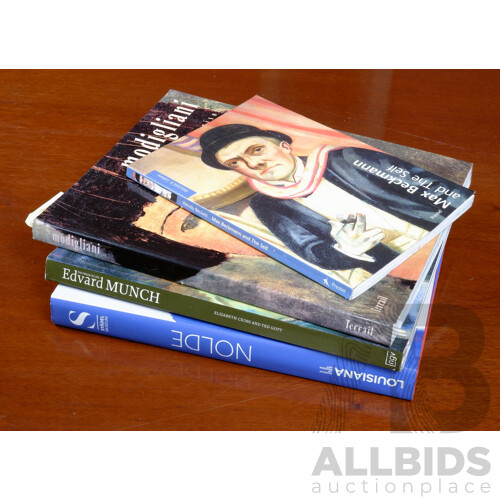 Five Books Relating to European Art & Artists Including Modigliani