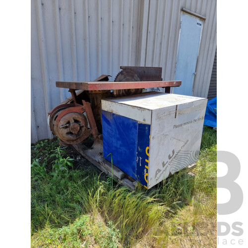 Vintage Industrial Table Saw