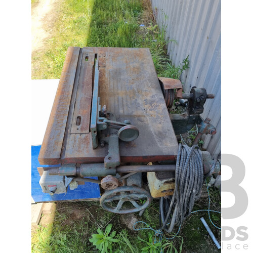 Vintage Industrial Table Saw