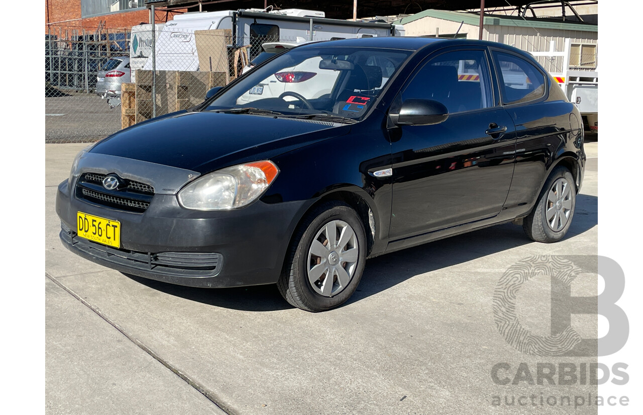 5/2007 Hyundai Accent 1.6 MC 3d Hatchback Black 1.6L