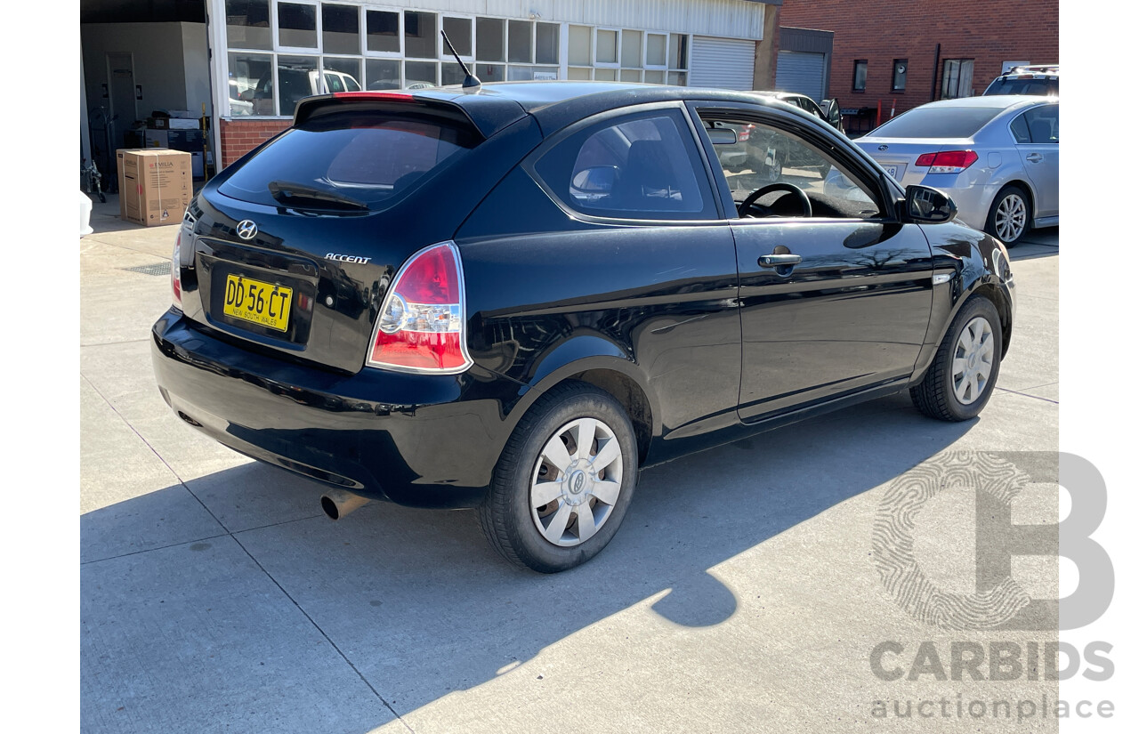 5/2007 Hyundai Accent 1.6 MC 3d Hatchback Black 1.6L