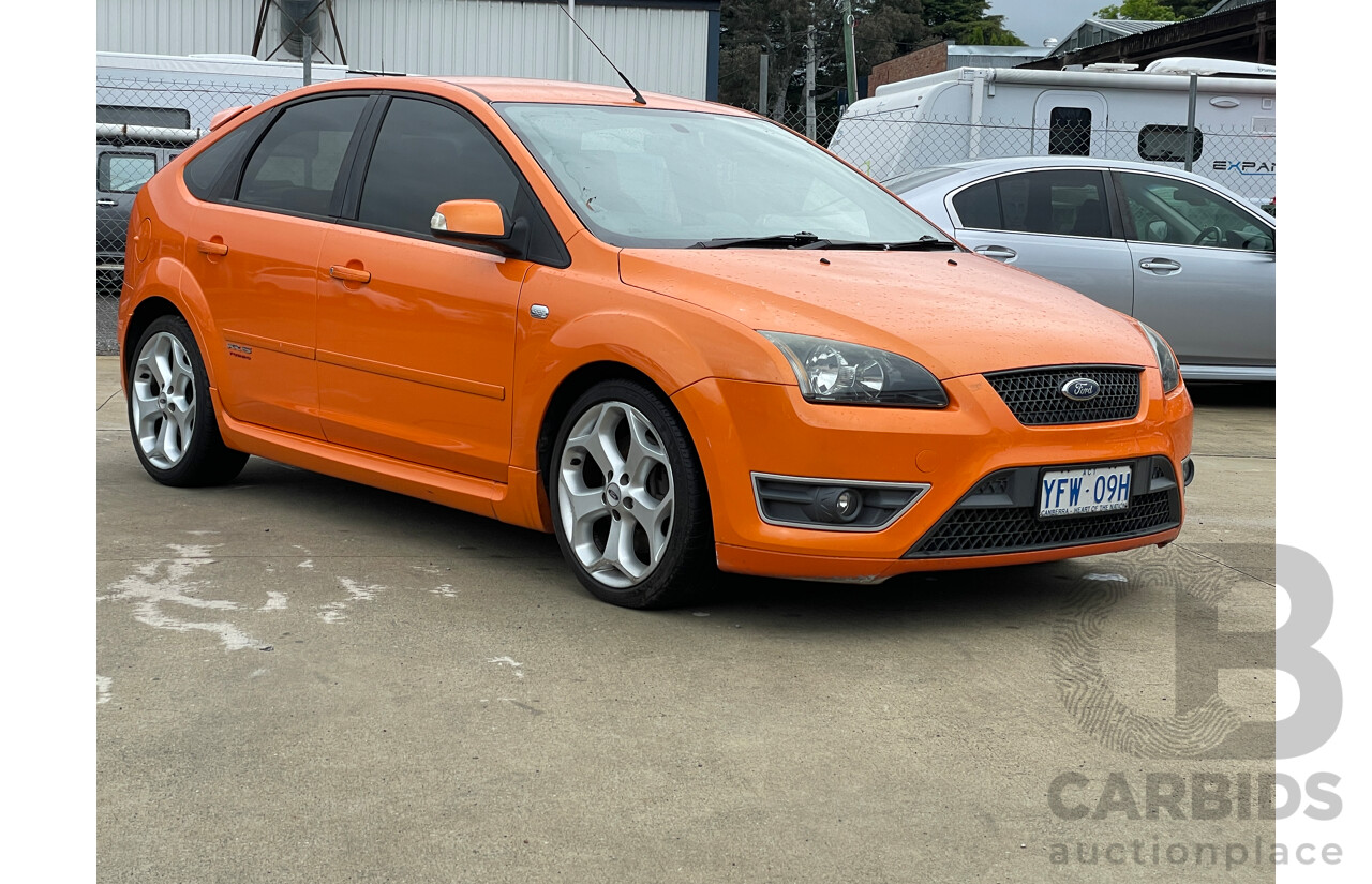 5/2007 Ford Focus XR5 Turbo LS 5d Hatchback Orange 2.5L