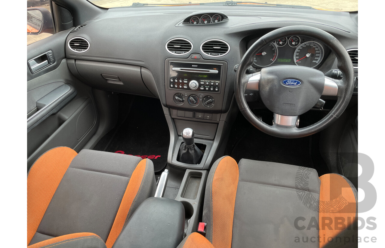 5/2007 Ford Focus XR5 Turbo LS 5d Hatchback Orange 2.5L