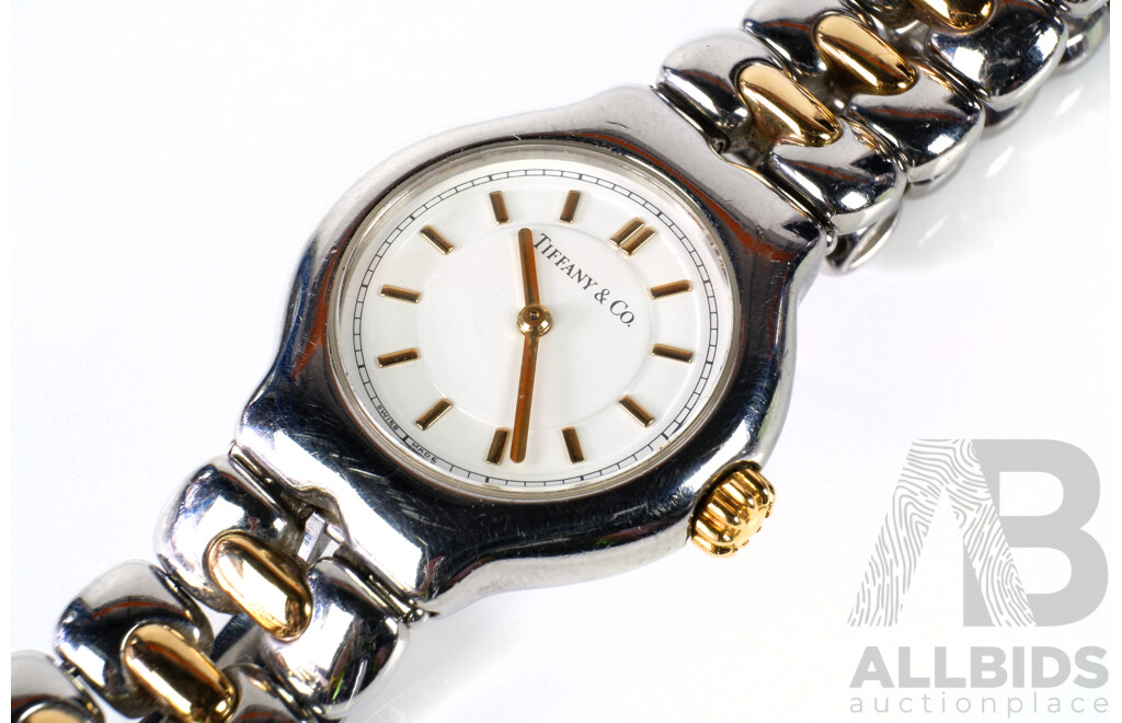 Tiffany & Co Tesoro 18ct Gold and Stainless Steel Ladies Watch