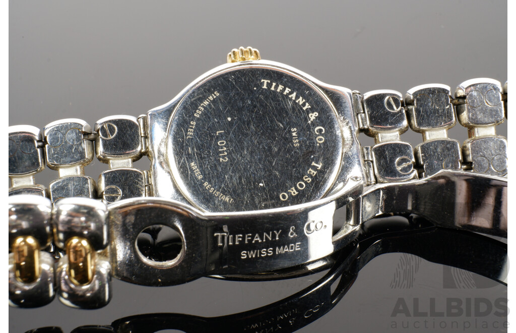 Tiffany & Co Tesoro 18ct Gold and Stainless Steel Ladies Watch