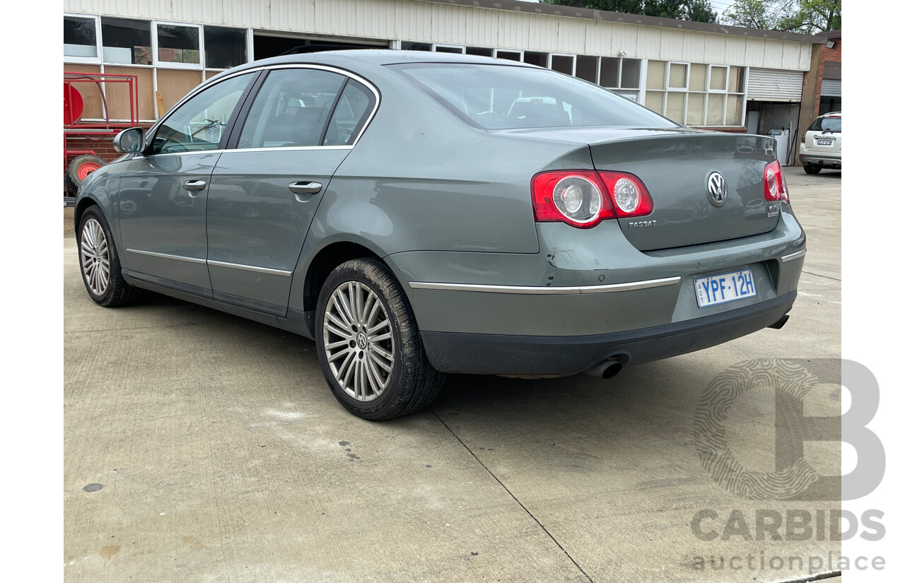 11/2006 Volkswagen Passat 3.2 V6 FSI 3C 4d Sedan Green 3.2L