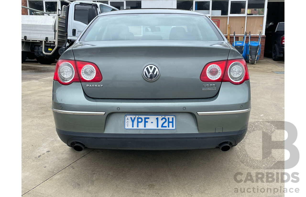 11/2006 Volkswagen Passat 3.2 V6 FSI 3C 4d Sedan Green 3.2L