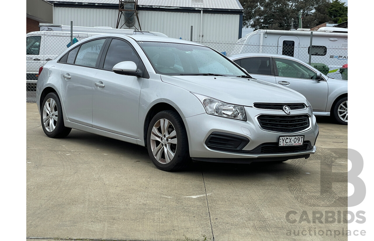 4/2015 Holden Cruze Equipe JH MY14 4d Sedan Silver 1.8L