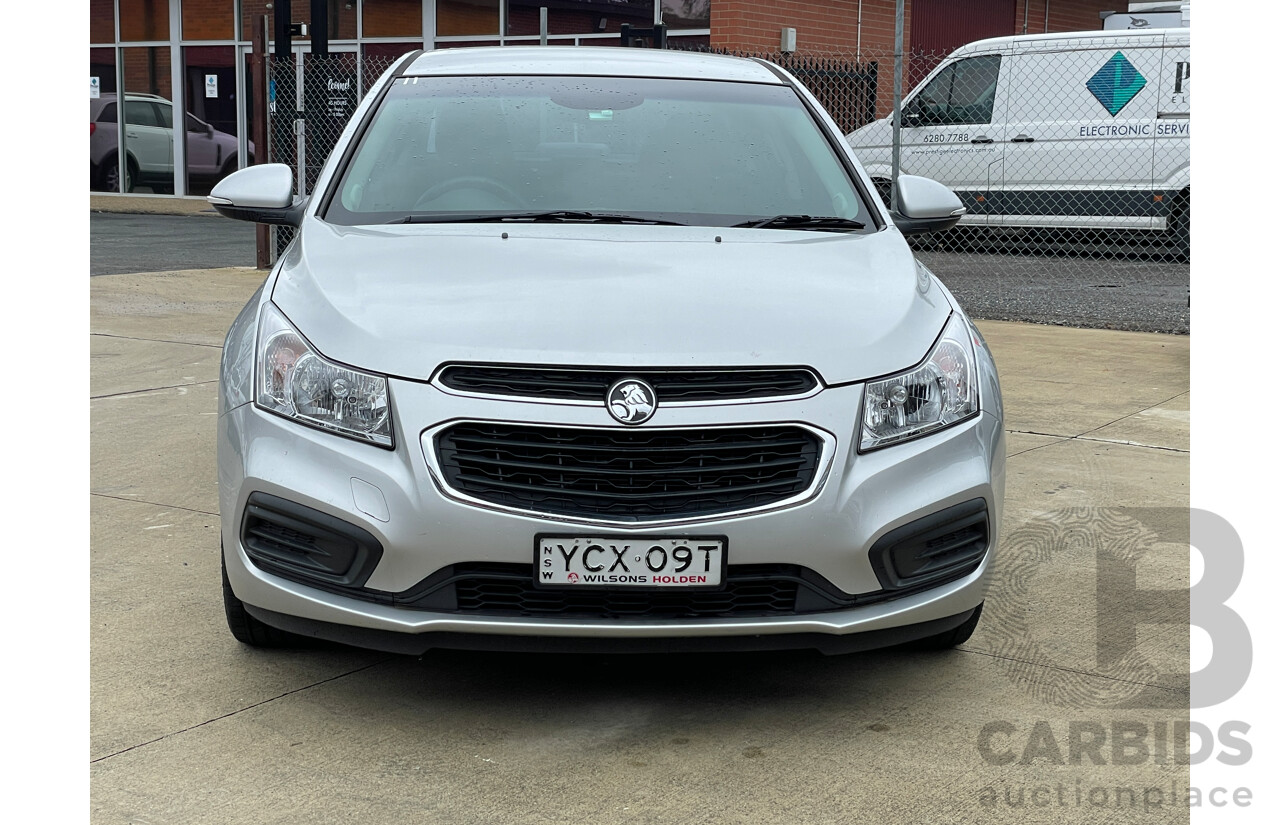 4/2015 Holden Cruze Equipe JH MY14 4d Sedan Silver 1.8L