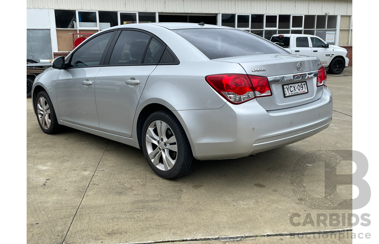 4/2015 Holden Cruze Equipe JH MY14 4d Sedan Silver 1.8L