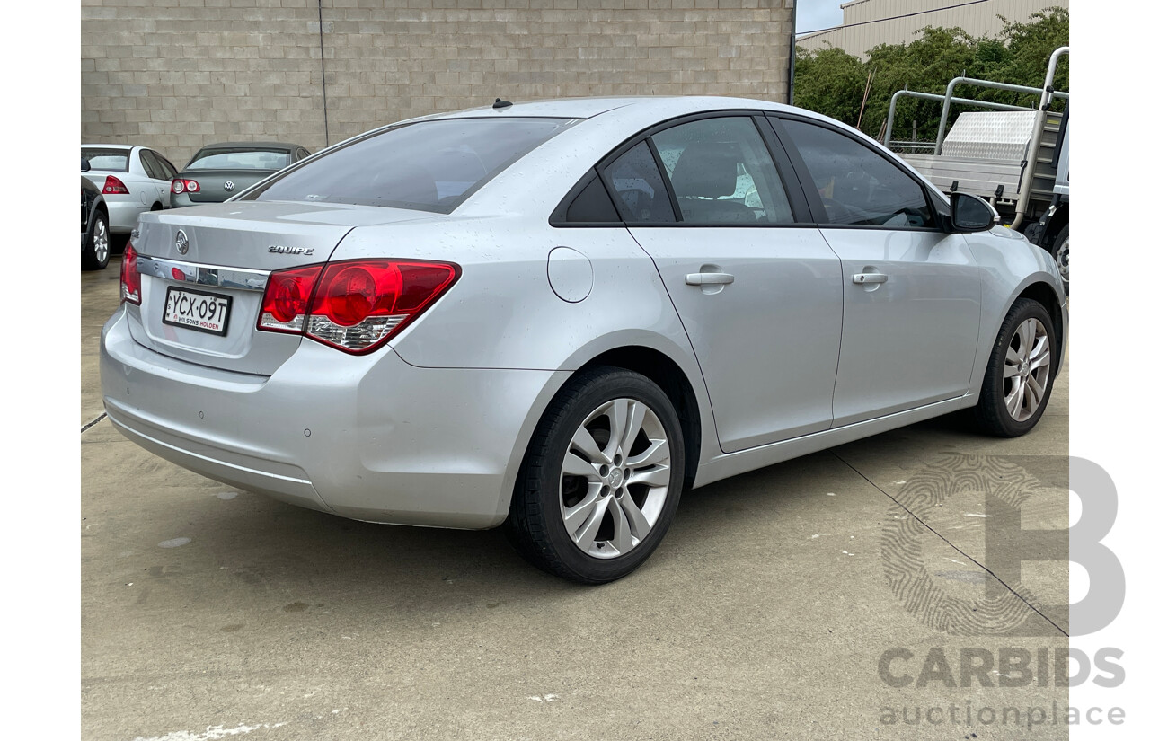 4/2015 Holden Cruze Equipe JH MY14 4d Sedan Silver 1.8L