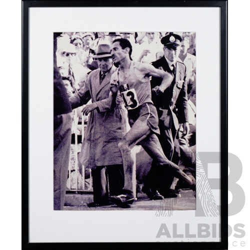 Four Framed Vintage Photographs: Tokyo 1964 Olympics & Others, each approx. 70 x 60 cm (4)