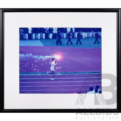 Four Framed Vintage Photographs: Tokyo 1964 Olympics & Others, each approx. 70 x 60 cm (4)