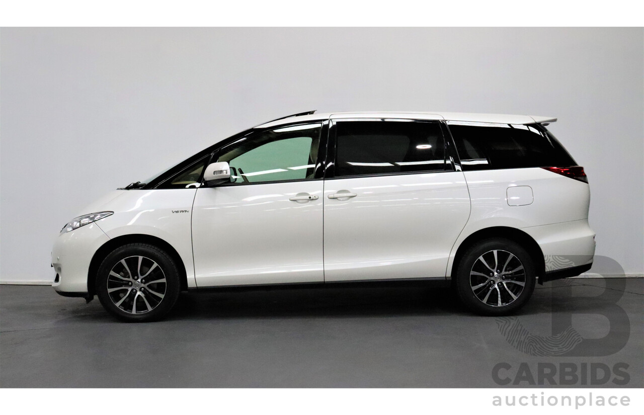 6/2016 Toyota Tarago Ultima GSR50R MY16 4d Wagon White 3.5L V6