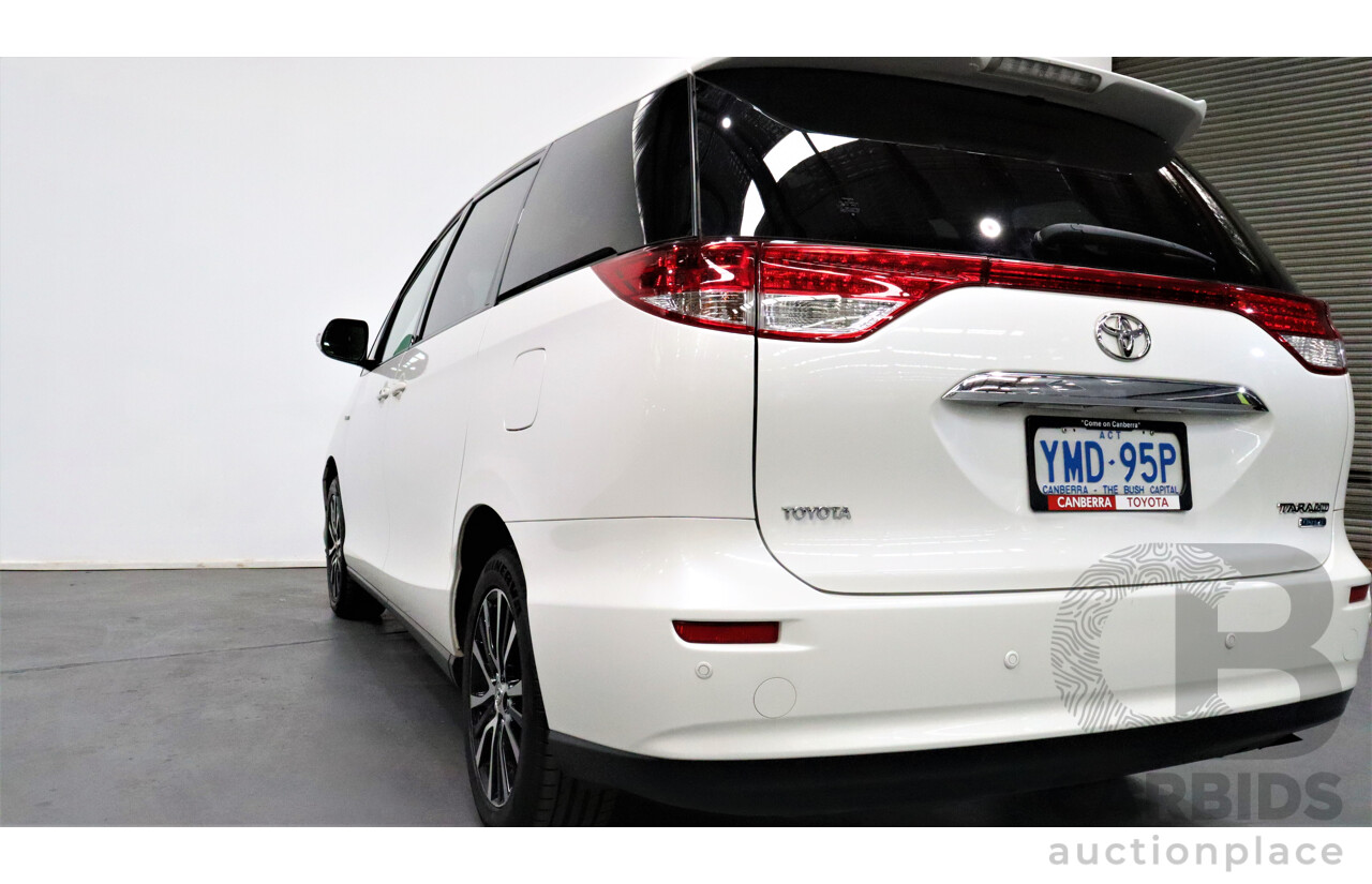 6/2016 Toyota Tarago Ultima GSR50R MY16 4d Wagon White 3.5L V6