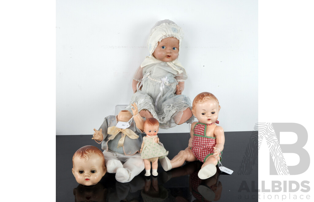 Collection of Vintage Made in England Pedigree Dolls