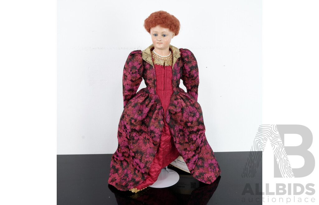 Antique Queen Elizabeth 1st Charachter Doll