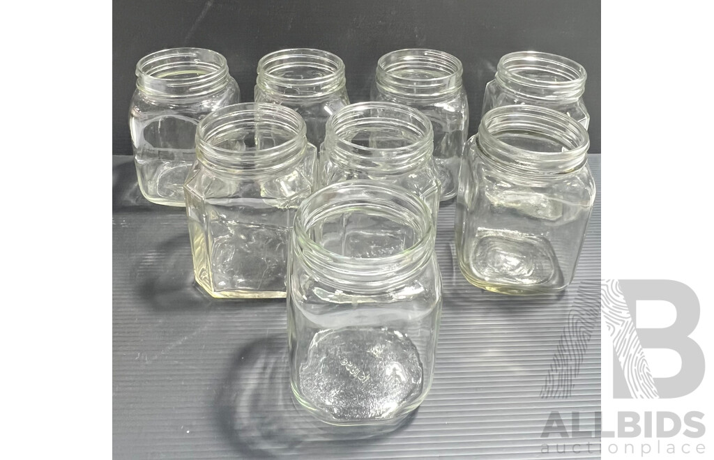 Collection of 24 Vintage Glass Storage Jars