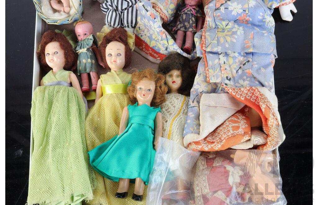 Collection of Vintage Dolls Includes Bridesmaid Dolls, Japanese Dolls and More