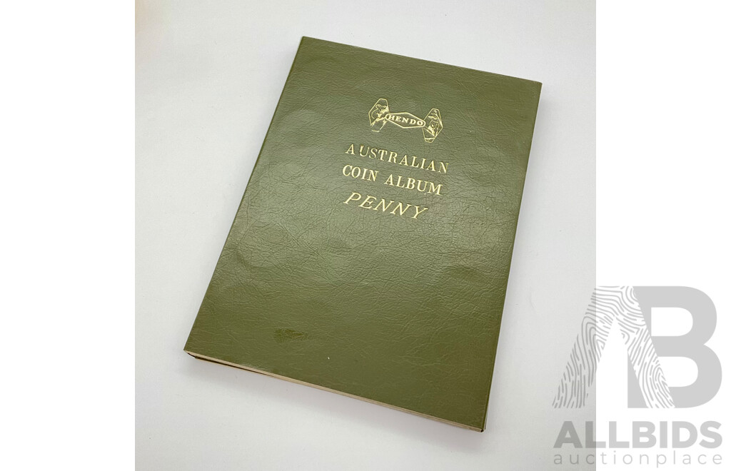 Australian Hendo Penny Album 1911-1964, Lacking 1918I, 1920 and 1930