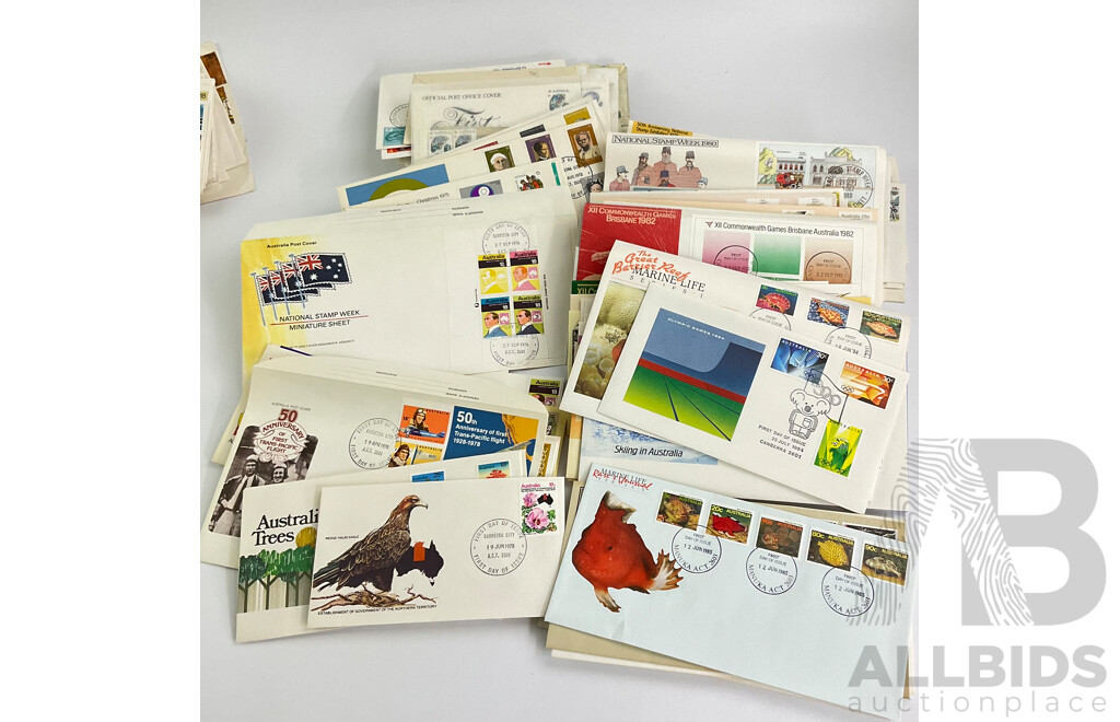 Collection of Australian First Day Covers, Examples From 1960's 1970's 1980's