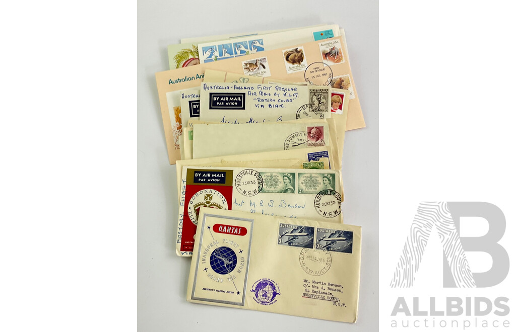 Collection of Australian First Day Covers, Examples From 1960's 1970's 1980's