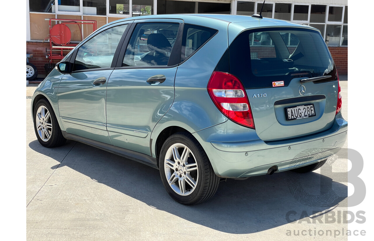 6/2005 Mercedes-Benz A170 Classic W169 5d Hatchback Blue 1.7L