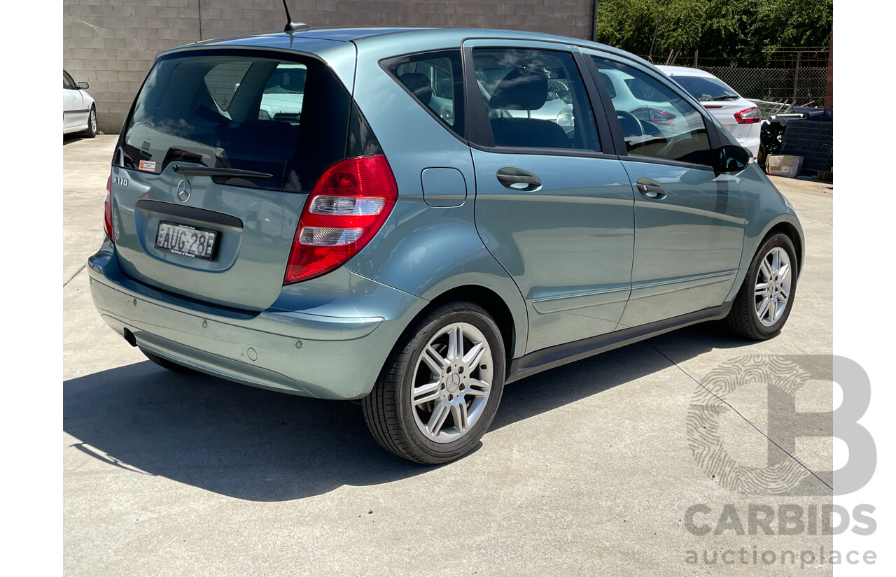 6/2005 Mercedes-Benz A170 Classic W169 5d Hatchback Blue 1.7L