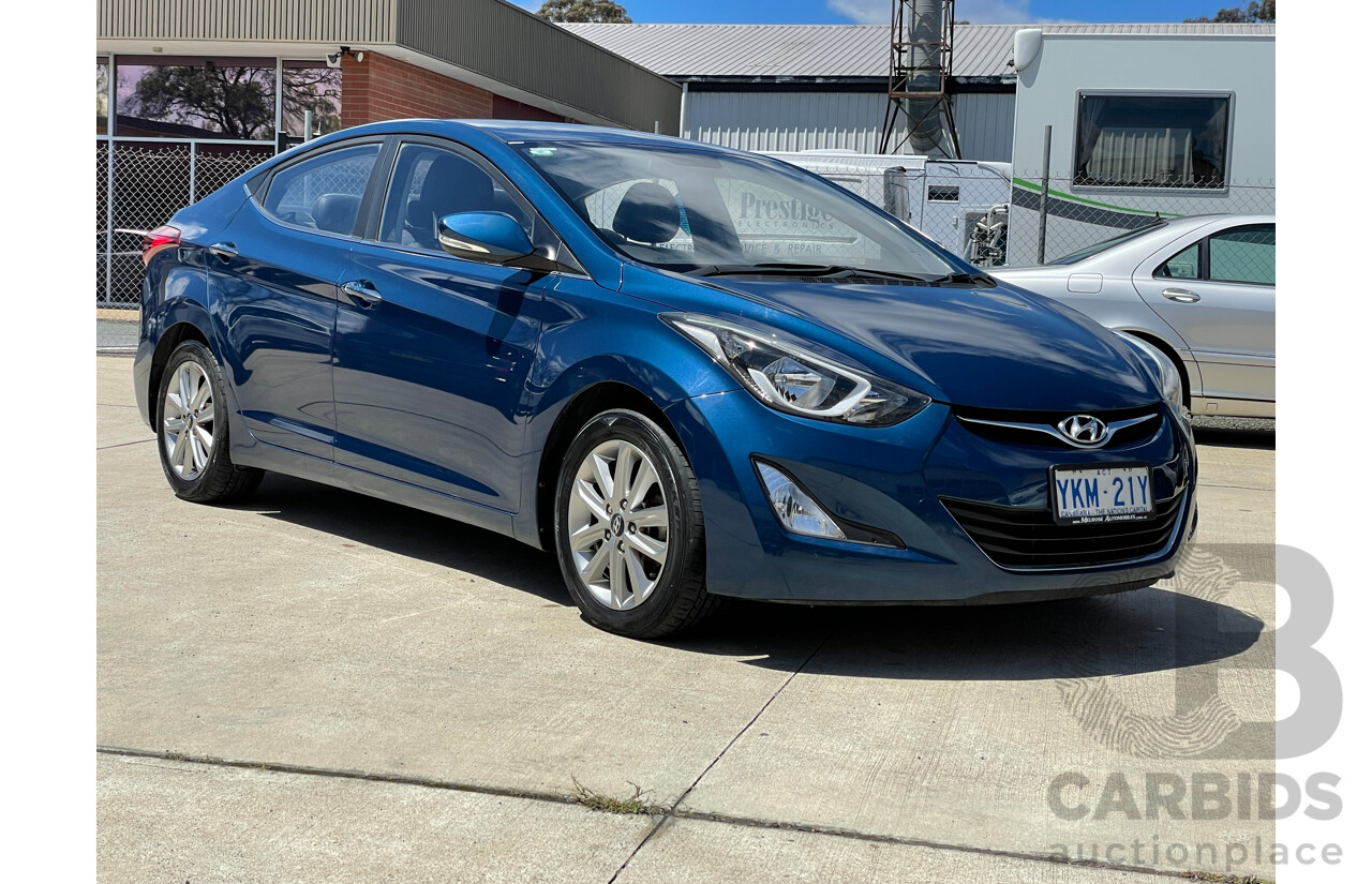 3/2015 Hyundai Elantra Active Special Edition MD SERIES 2 (MD3) 4d Sedan Blue 1.8L