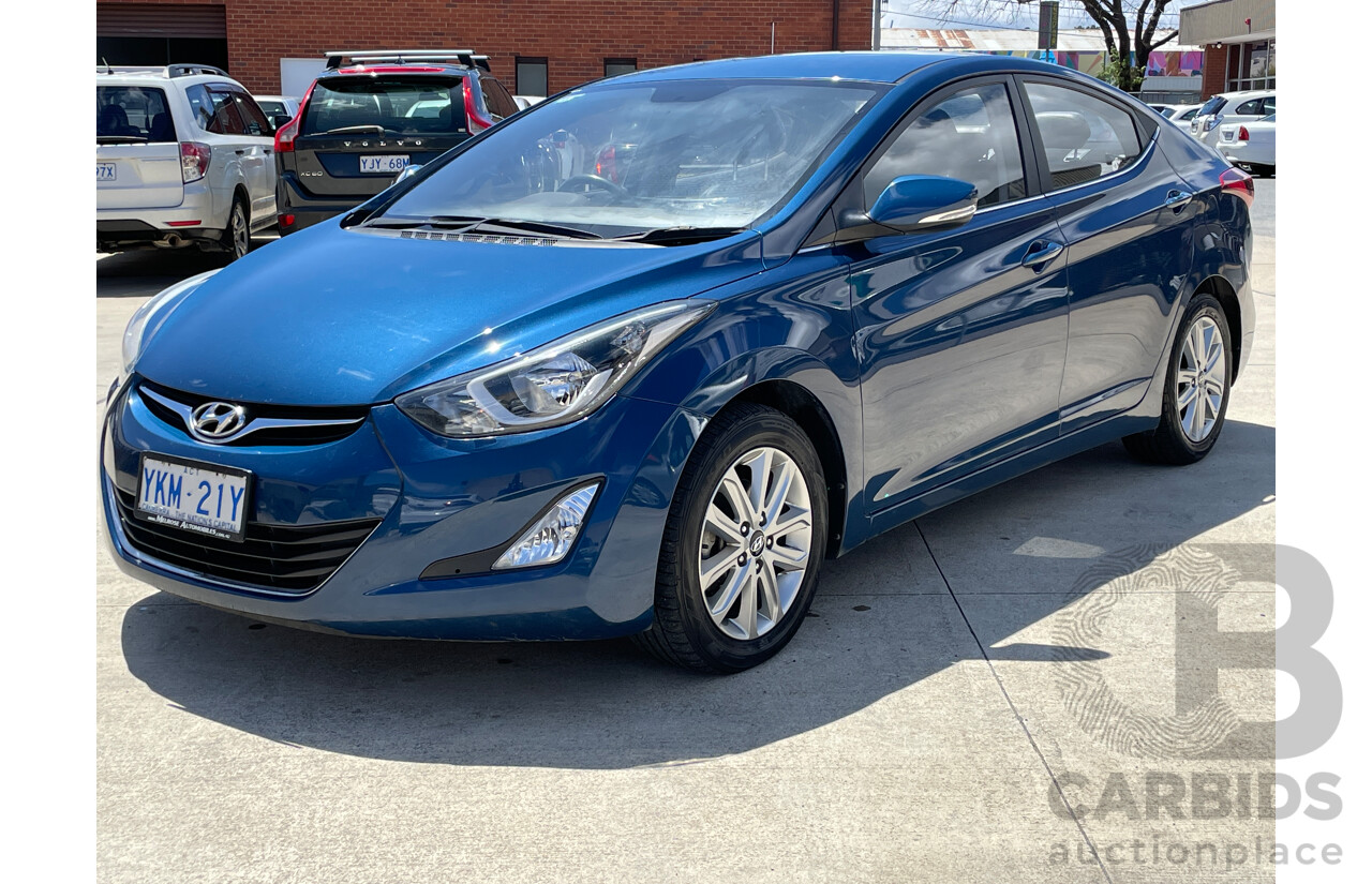 3/2015 Hyundai Elantra Active Special Edition MD SERIES 2 (MD3) 4d Sedan Blue 1.8L