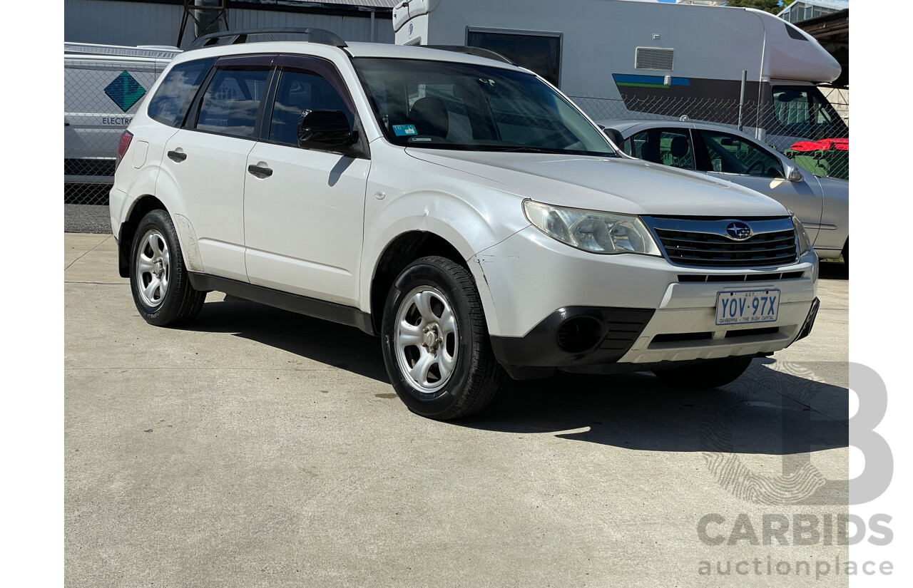 6/2009 Subaru Forester X MY09 4d Wagon White 2.5L