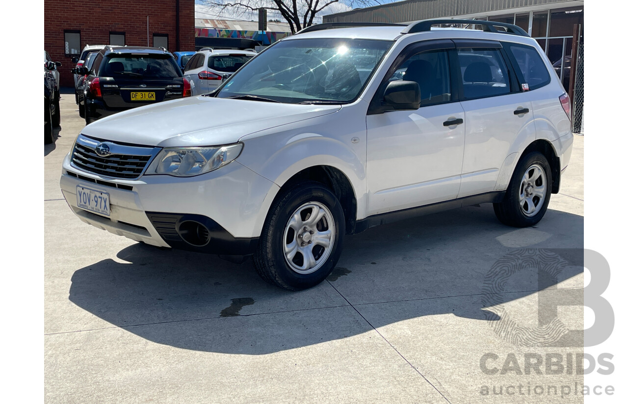 6/2009 Subaru Forester X MY09 4d Wagon White 2.5L