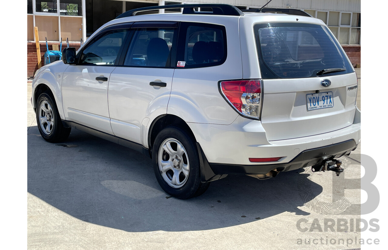 6/2009 Subaru Forester X MY09 4d Wagon White 2.5L