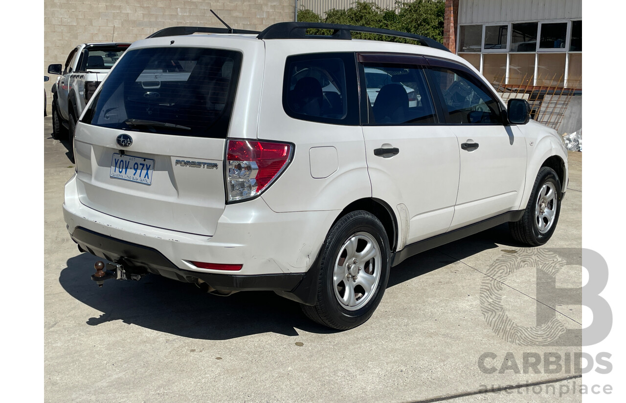 6/2009 Subaru Forester X MY09 4d Wagon White 2.5L