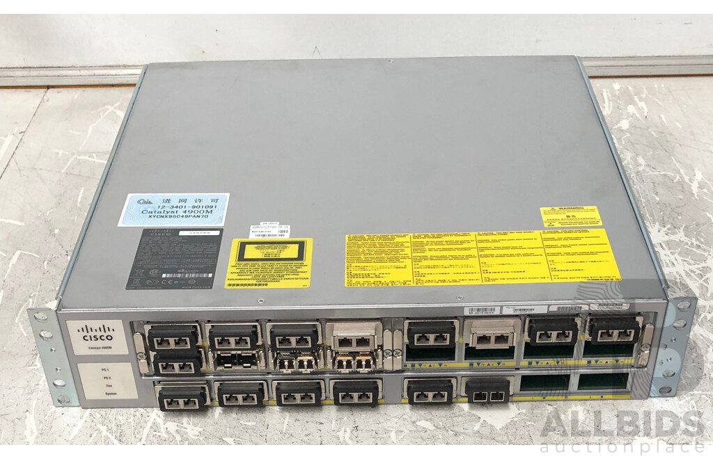Cisco Catalyst (WS-C4900M) 4900M Network Appliance