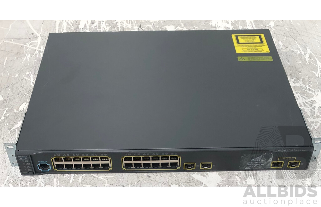 Cisco Catalyst (ME-C3750-24TE-M) 3750 Metro Series 24-Port Ethernet Switch