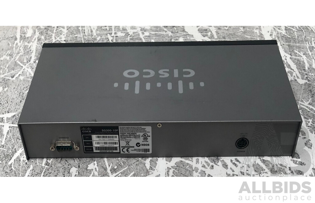 Cisco Small Business (SRW2008P-K9) SG300-10P 10-Port Gigabit PoE Managed Switch