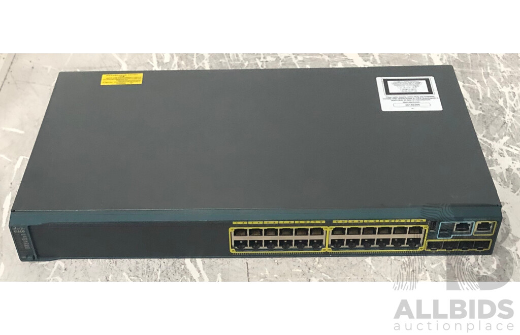 Cisco Catalyst (WS-C2960S-24TS-L) 2960-S Series 24-Port Gigabit Switch