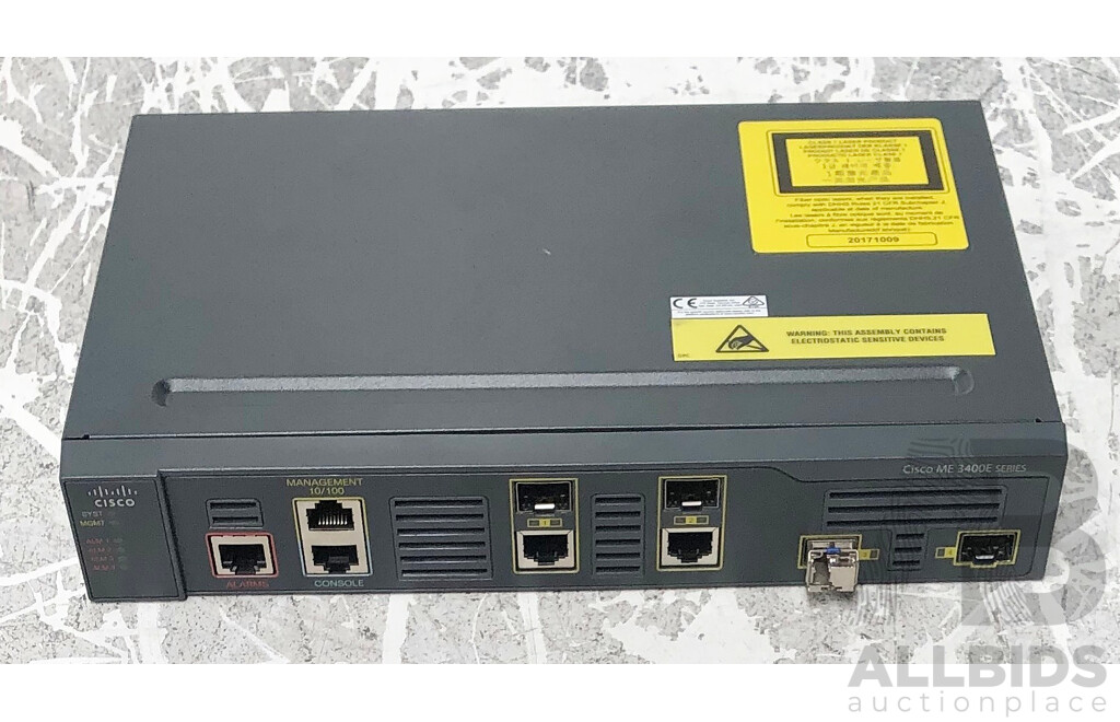 Cisco (ME-3400EG-2CS-A) ME 3400E Series Ethernet Access Switch