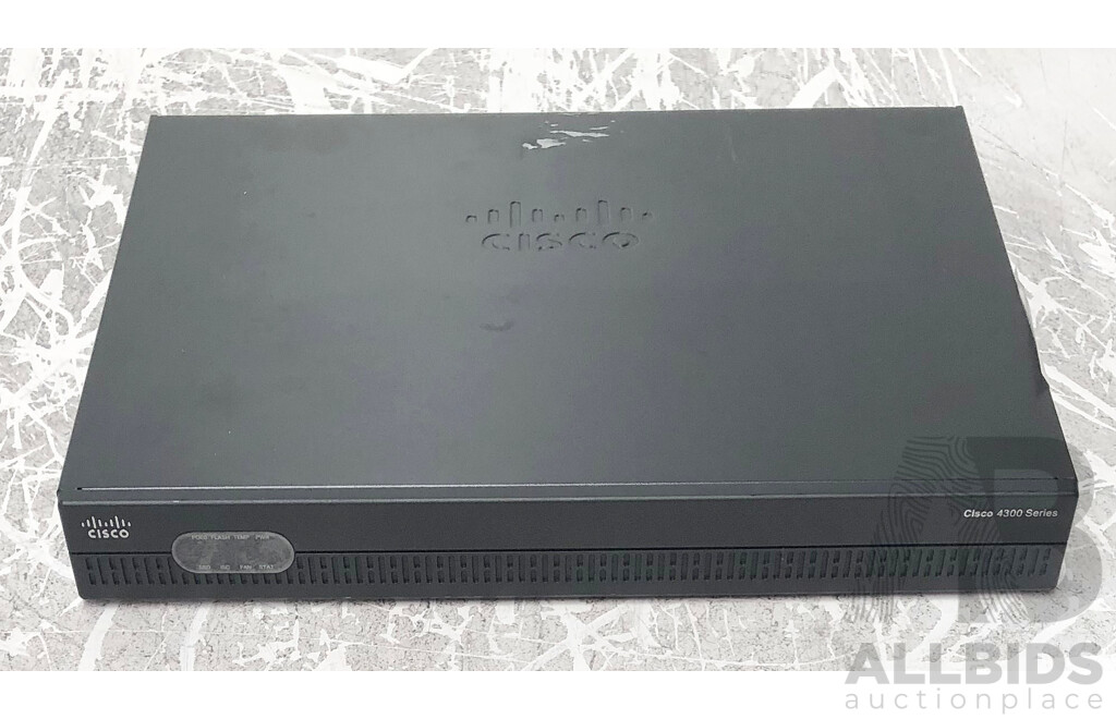 Cisco (ISR4321/K9) 4300 Series PoE Integrated Services Router