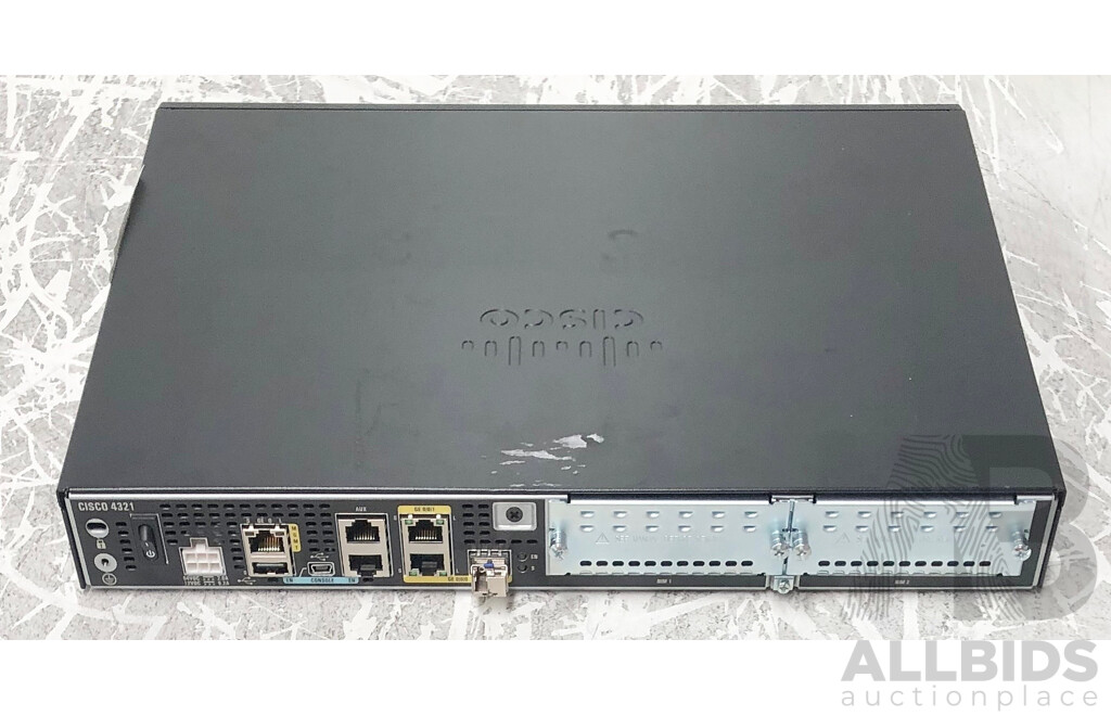 Cisco (ISR4321/K9) 4300 Series PoE Integrated Services Router