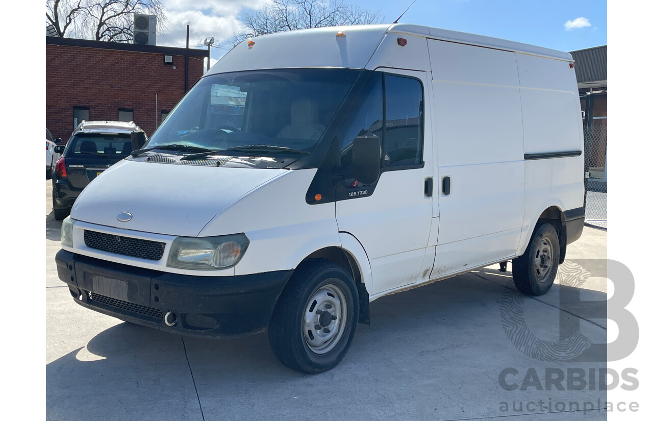 6/2004 Ford Transit MID (mwb) VH Van White 2.4L